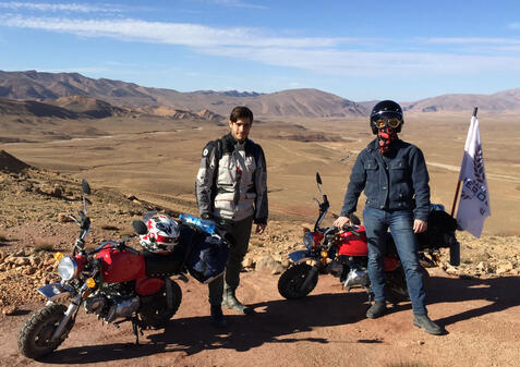 Morocco on Monkey bikes 2014